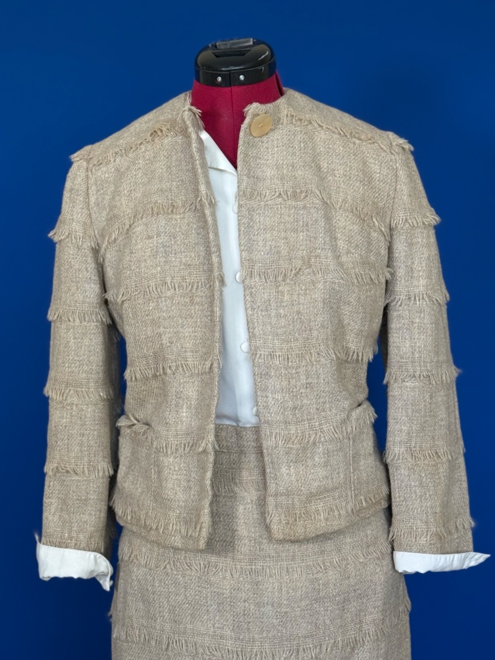 Vintage 1960s Harrods Tweed Set - Picture 2 of 8